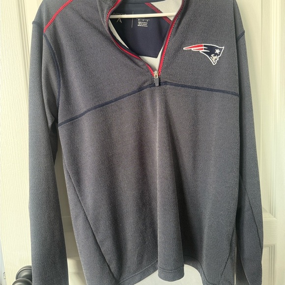 NFL Patriots Quarter-Zip Jacket - Picture 1 of 6